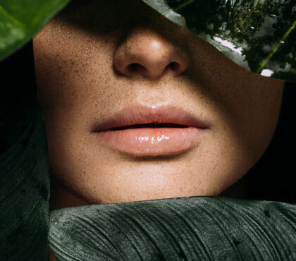 Lip Lift: an image shows a beautiful woman's lift after the intervention.